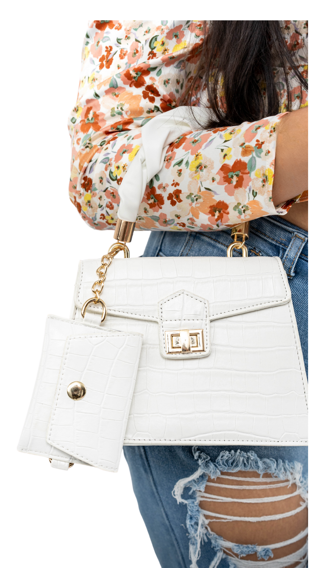 leather handbag