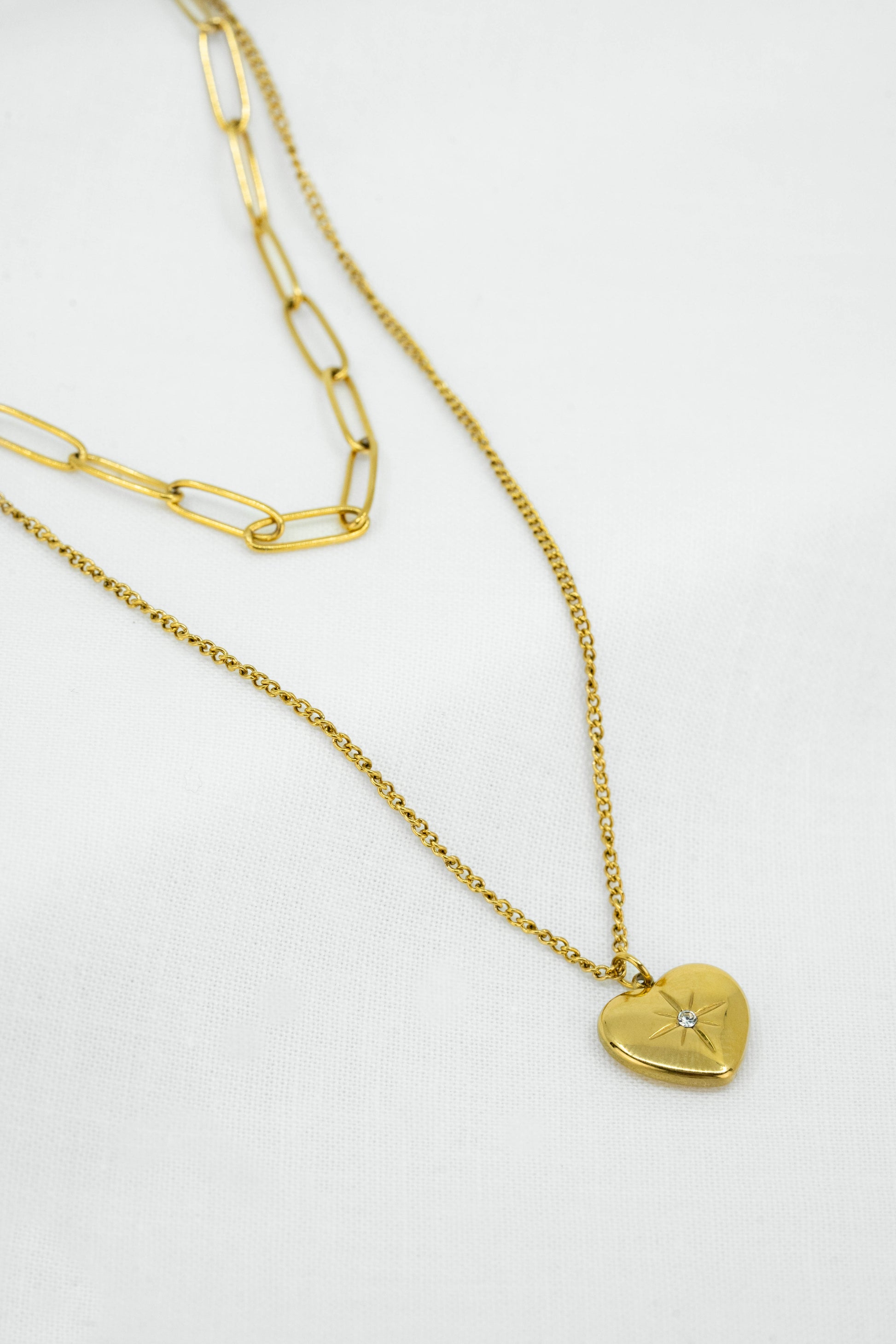 Starfire heart necklace