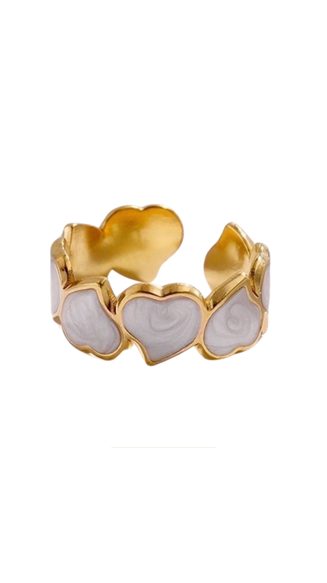 Bloom heart ring