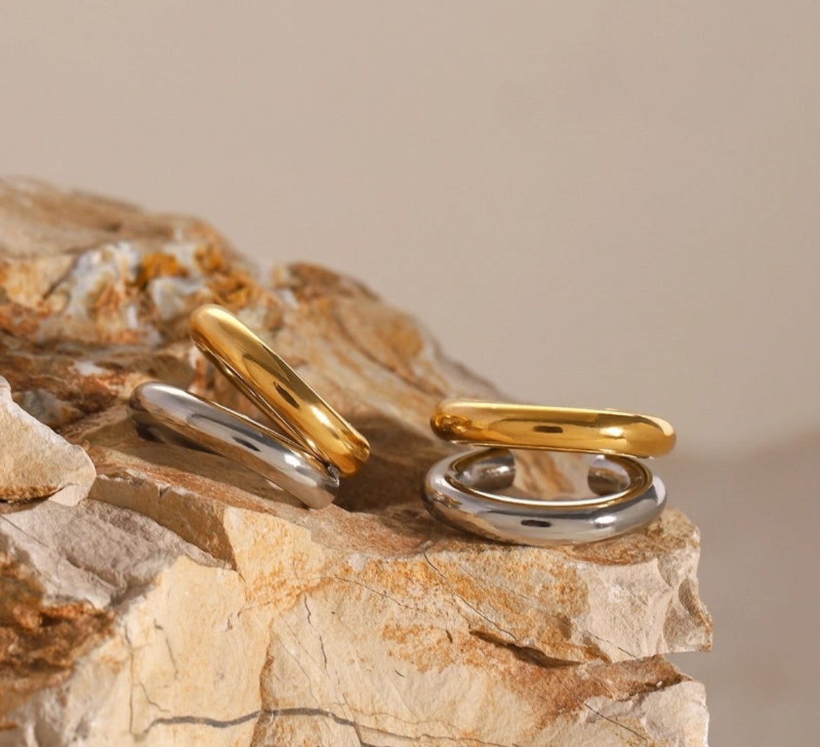 Bailey Two Tone Single ear cuff